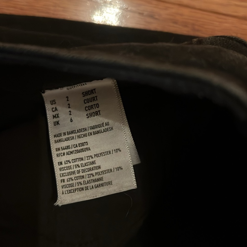 American Eagle Black 360 Ne(x)t Level Stretch High Rise Skinny Jeans Women’s 2 - Picture 3 of 9
